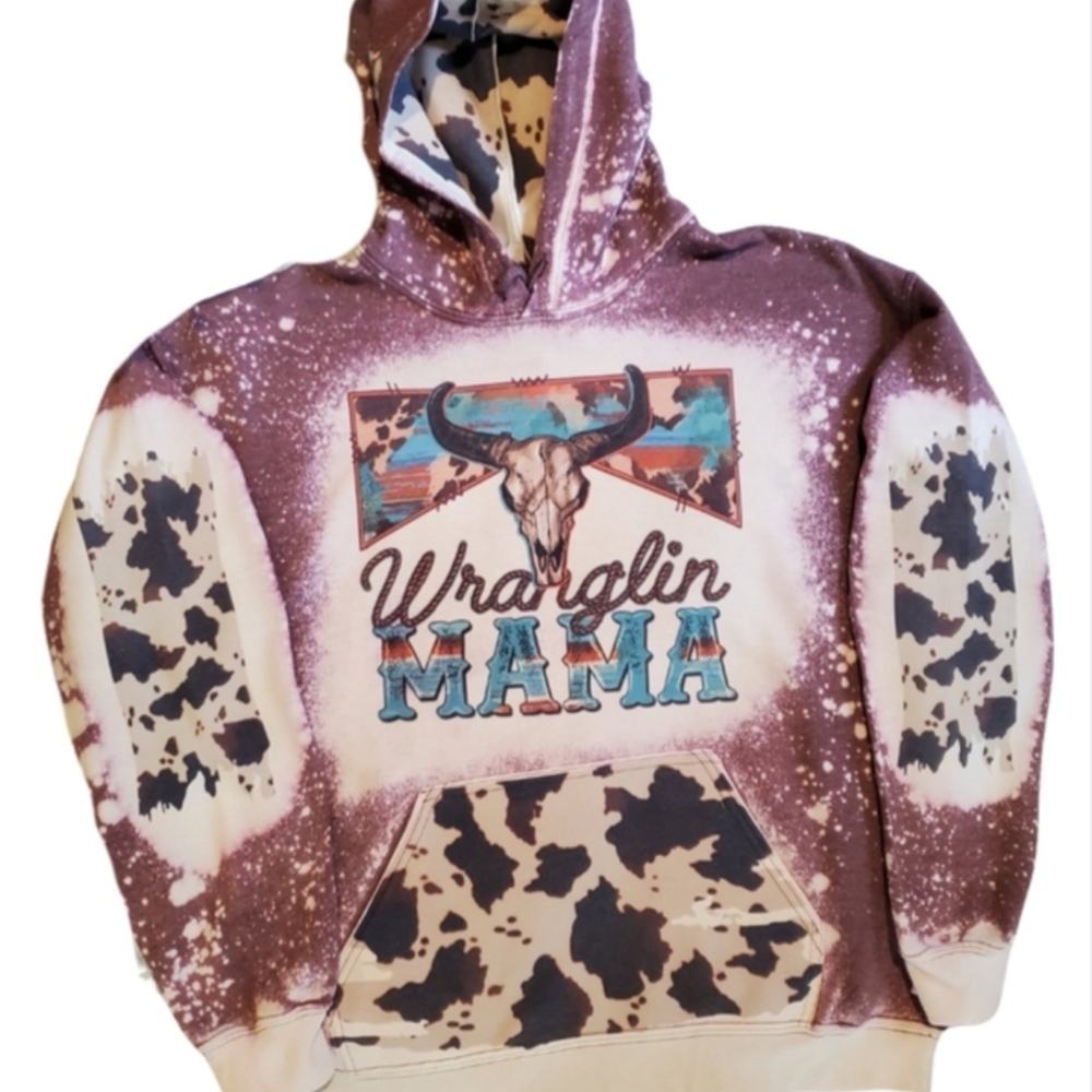 Wranglin Mama Custom Made Hoodie